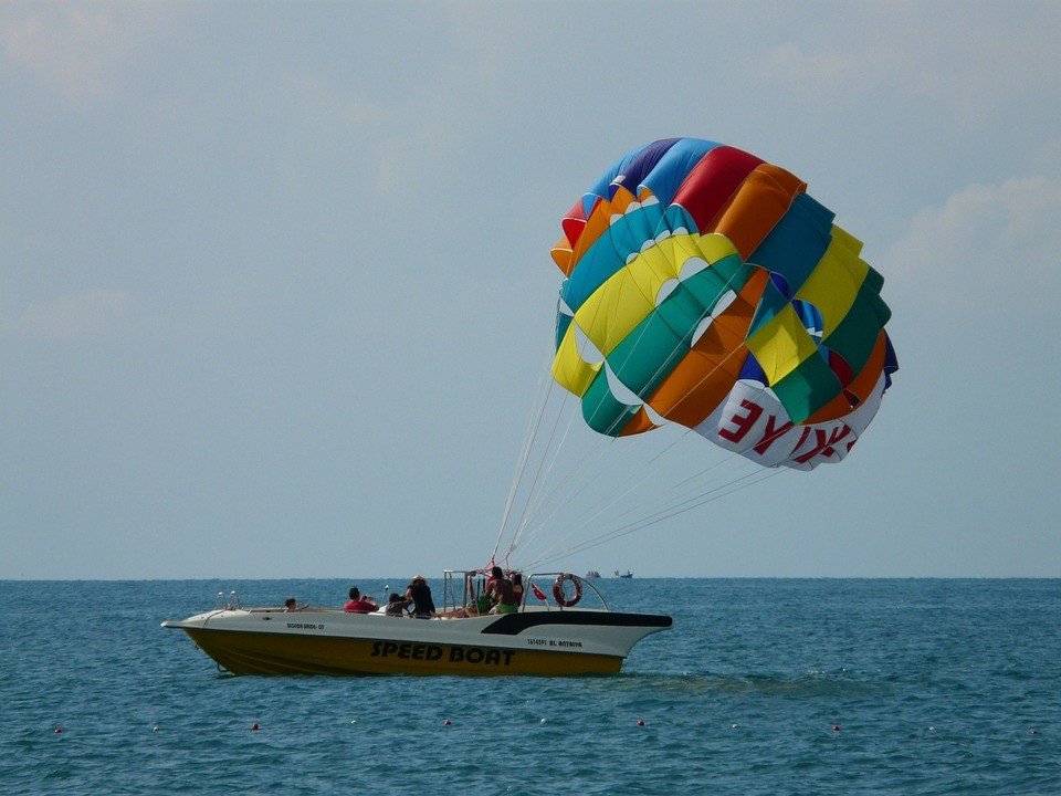 parasailing
