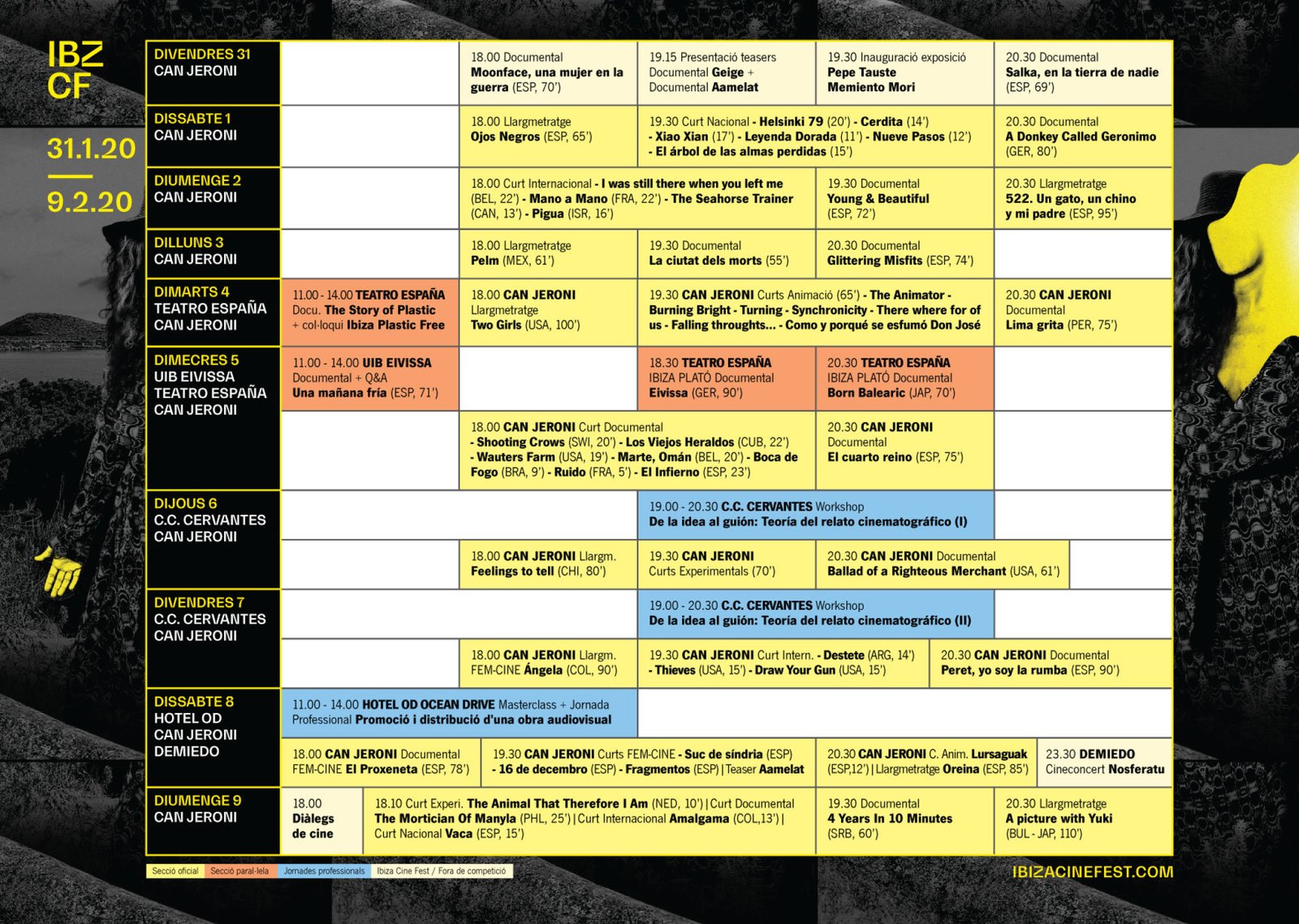 programa ibizacinfes